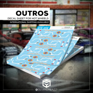 OTR058 - Chevy 62 - LA Convention - Mattys Garage - Decal 1/64