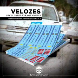 FAF214 - Viatura - Velozes e Furiosos- Decal 1/64