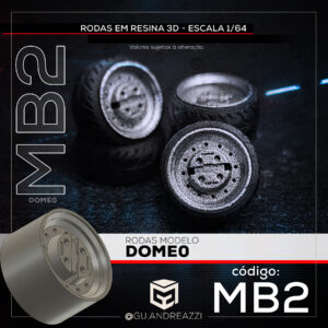 MB2 - Dome0 - Rodas 3D  para 1/64
