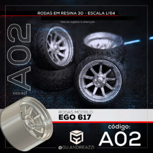 A02 - Ego617 - Rodas 3D para 1/64