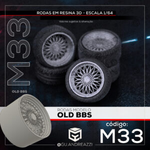 M33 - Old BBS - Rodas 3D  para 1/64