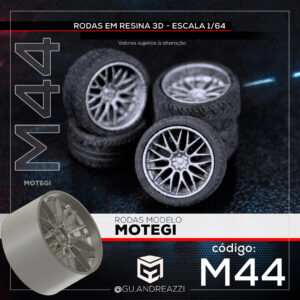 M44 - Motegi - Rodas 3D  para 1/64