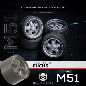 M51 - Fuchs - Rodas 3D  para 1/64