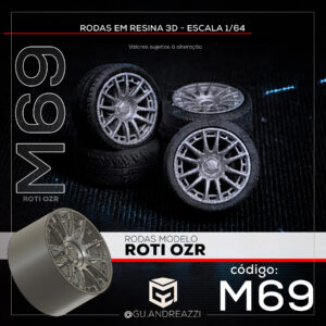 M69 - Roti OZR - Rodas 3D para 1/64
