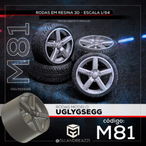 M81 - Uglygsegg - Rodas 3D  para 1/64