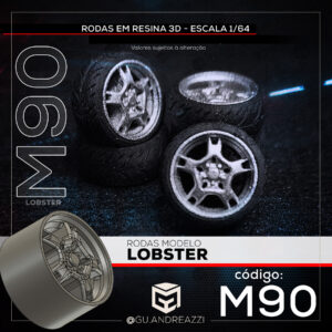 M90 - Lobster - Rodas 3D  para 1/64