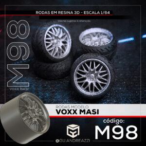 M98 - Voxx Masi - Rodas 3D  para 1/64