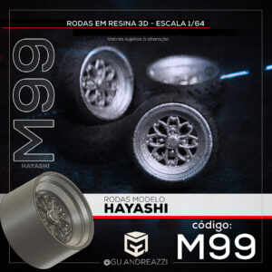 M99 - Hayashi - Rodas 3D  para 1/64
