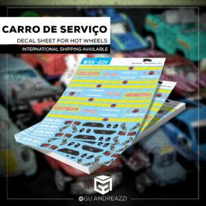 WRK024 - Viaturas - Bombeiro SC - Decal 1/64