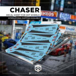 FAF310 - Toyota Chaser - Velozes e Furiosos - Decal 1/64