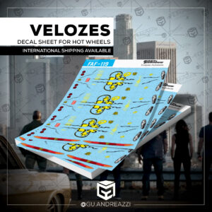 FAF119 - Eclipse Autobots - Velozes e Furiosos - Decal 1/64
